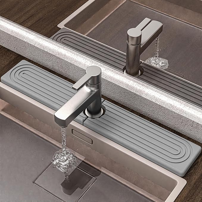 Quick Dry Stone Faucet Mat