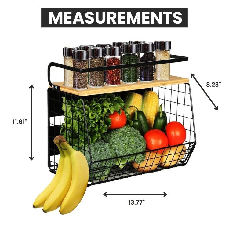 Magnetic Spice, Fruit & Veg Rack