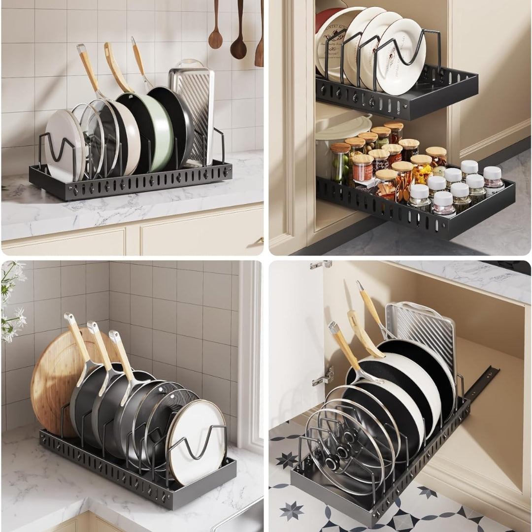 Slide Out Pots & Pans Organizer