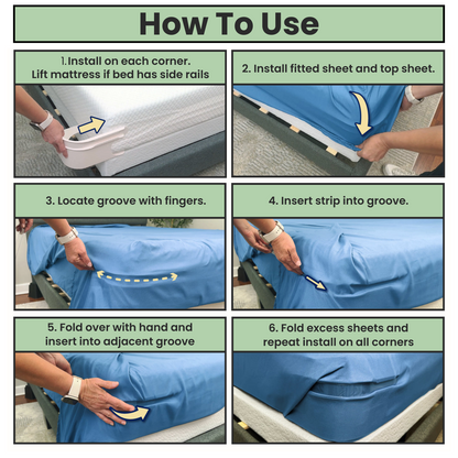 SlipGuard - Anti-Slip Sheet Clips